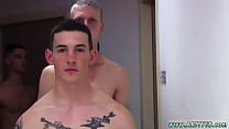 White hairy military men gay xxx Training the N...