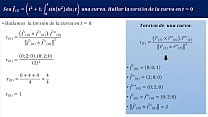 Torsion of a curve - Exercise 1 Thumbnail