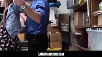 CaughtAndUsed - Pregnant Kimmy Granger Fucked By Security Officer For Shoplifting