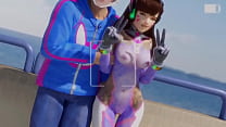 DVA shows a little to much(овервотч) overwatch