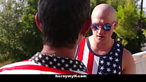 MYLF - Stepson Gets Fucked By Horny Mylf on July 4 Thumbnail