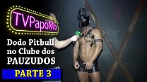 # PapoPrivê - Masqué, en cage ou en écharpe, Dodô Pitbull s'amuse au cours d'une interview avec PapoMix - Partie 3 - Instagram: @TVPapoMix