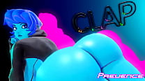 2 girls 3d animated asses