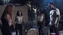 Teen Car Crash Survivor Lacy Lennon Was Haunted By Vengeful Ghost And Fucked Her In A Sizzling Foursome Fuck Nightmare 6 Min