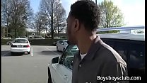 Blacks On Boys - White Skinny Gay Boy Enjoy Big...
