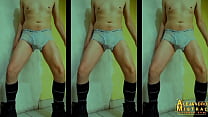 ALEJANDRO MISTRAL se quita la ropa dejandose lo...