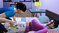 Stepson Fucks Korean Mom | asian mom shares the same bed with her stepson in the hotel room | korean movie sex scene | asian mom