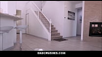 Hot Skinny Brunette Teen Stepdaughter Wants Stepdad To Family Fuck Her After Class POV - Julia James, Jay Rock