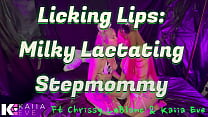 Licking Nips: Milky Lactating Stepmommy