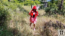 ANA SPEARS 4K LITTLE RED RIDING HOOD GASOLINE CHAINSAW TEASING YOU