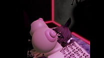 Roblox brunette gives me a tit job in a Club