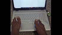 My Newest Challenge...Typing With My Toes!!