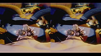 Worship Goddesses - triple blowjob in a classic temple featuring amazon version of Super Girl, Powergirl and Wonder Woman