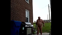 Outside
