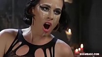 Masked Slave Pleasures His Mistress