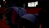 Tracer Kissing Widowmaker's Ass
