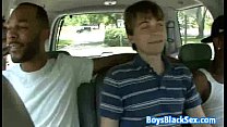 BlacksOnBoys - Gay Interracial Bareback Hardcore Fuck Video 12