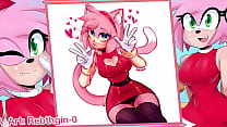 Amy  rose by  nomsoo