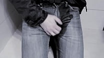 pee in jeans in toilet Thumbnail