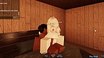 roblox slut getting fucked by one more BBC in a cabin