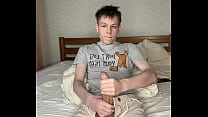 Three Days Abstinence Ends In Twink Bed Flooding