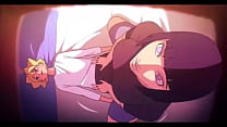 Anime Boruto comendo sua mãe