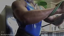 Bodybuilder Rubbered Flex Nippleplay