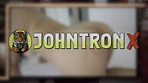 JohnTronX - Big booty Thai babe loves when I fuck her deep in her hairy twat
