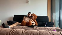 Playing with my teddy bear until I cum in his mouth.
