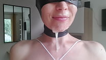 Ca c'est une vrai éjac faciale avec du bon sperme bien épais qui sort d'une ...