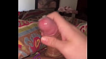 Pov leaving the condom full of cum