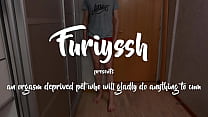 Furiyssh - Tries not to cum while rubbing against the owner's leg