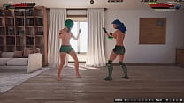 Remiel VS Twiggy Nelson (Naked Fighter 3D)