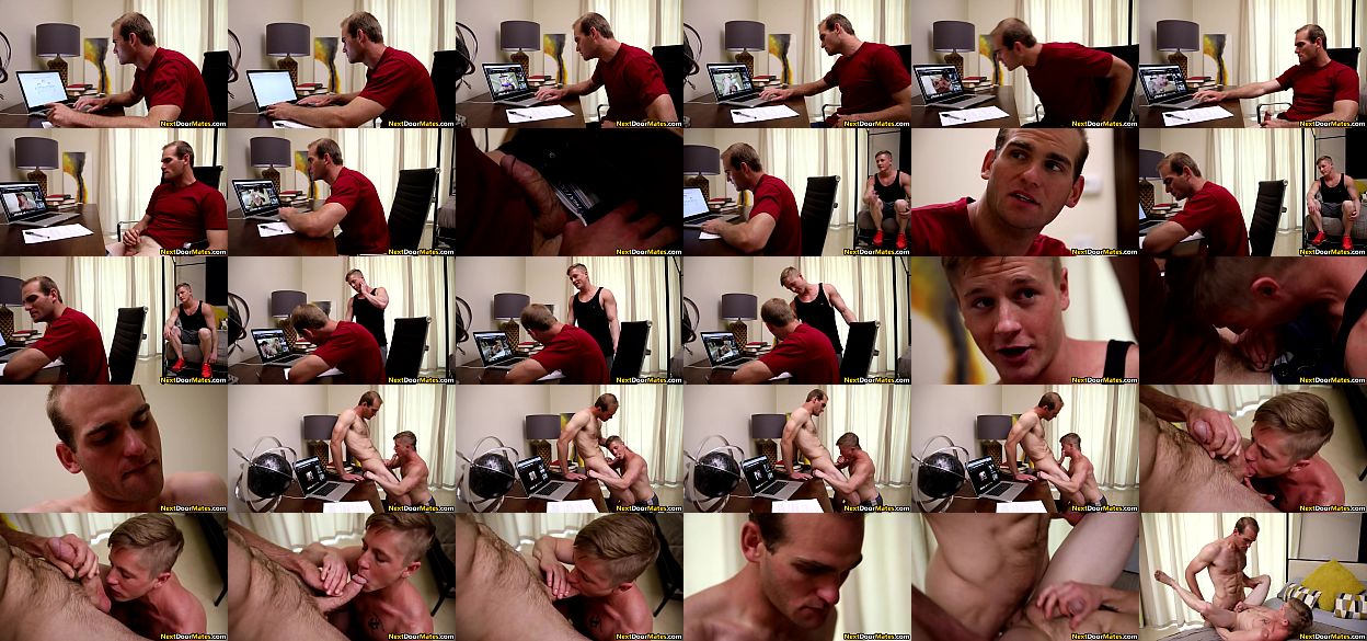 Licking stepbrother office gay