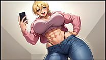 Futanari Muscle Growth World [ Femboy Hentai Ga...