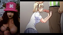Hotwife with BigTits watching Hentai - JK to Ero Konbini Tenchou Ep1