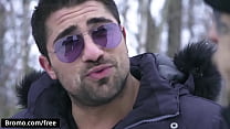 BROMO - Winter XXX Games Part 3 Scene 1 featuring (Alex Neveo, Bo Sinn, Ryan Bones) - Trailer preview