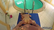 Wacky sweetie pleases vagina and gets licked and poked in pov