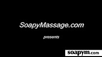 a very hot soapy massage and a hard fucking 17