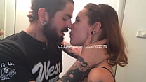 Gabe and Silvia Kissing