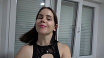Vampire Anna sucks dick and gets cum on her tongue