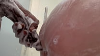 Mom left the house, and she couldn't wait - stepdaughter's fantasy became real when stepdad's massive 12-inch BBC slid into her tight hole, giving her hard anal she secretly craved, moaning under the hot shower water.