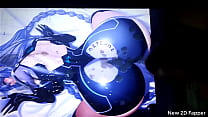 Hyperdimension Neptunia - Purple Heart Cumtribute