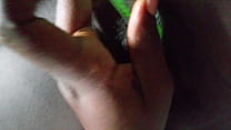 Masturbation with toy