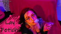 SLUT GOTH IN SMOKING FETISH | LAY-FETICHE