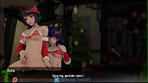 Hot animated Christmas sex