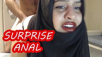 ANAL SURPRISE DOULEUR AVEC FEMME HIJAB MARIÉE!