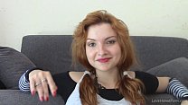 Horny Redhead Masturbating On The Couch 6 Min