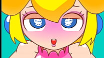 peach swimsuit cowgirl