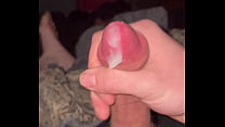 Blowing a fat load in my bed